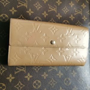 Louis Vuitton leather wallet